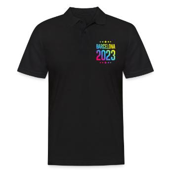 Barcelone 2023 - Polo Homme - noir - Devant - Kai (181cm)