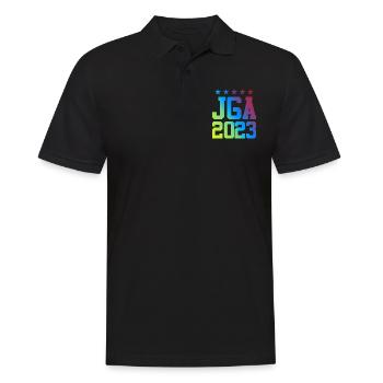 Jga 2023 Junggesellenabschied - Männer Poloshirt - Schwarz - Vorne - Kai (181cm)