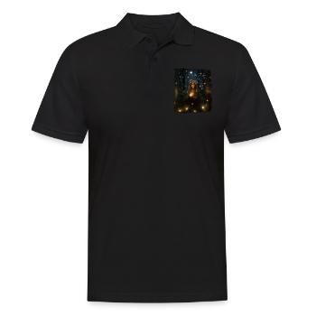 la fée des bois - Polo Homme - noir - Devant - Kai (181cm)