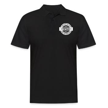 Rétro 1987 Anniversaire 1987 Cadeau 1987 Vintage - Polo Homme - noir - Devant - Kai (181cm)