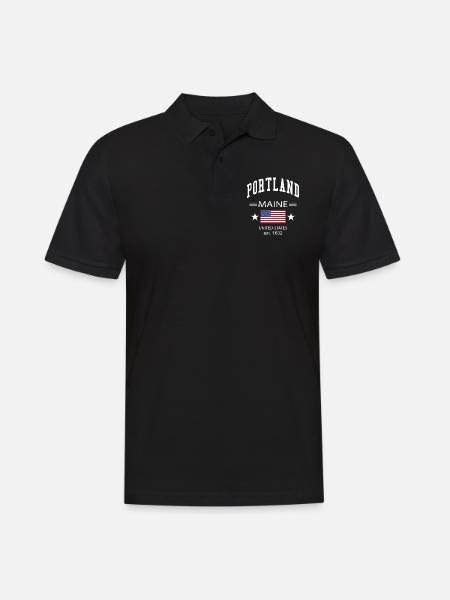Portland - Men's Polo Shirt - black