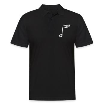 Note de musique Musicien Musicien Music School club - Polo Homme - noir - Devant - Kai (181cm)