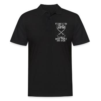 Jeu de rôle en direct pour PNJ et jeu de rôle RPG - Polo Homme - noir - Devant - Kai (181cm)
