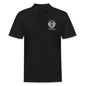 Vertrau mir Füße kann ich Podologe Podologin - Männer Poloshirt - Schwarz - Vorne - Kai (181cm)