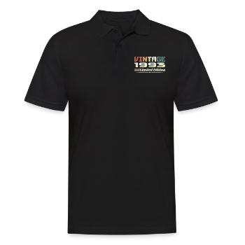 Vintage 1993 Gift 1993 Birthday 1993 Retro - Men's Polo Shirt - black - Front - Kai (181cm)