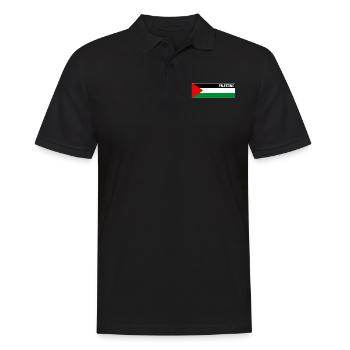 Palestine - Men's Polo Shirt - black - Front - Kai (181cm)
