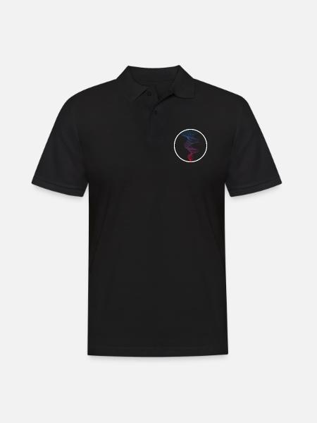 Abstract art - Men's Polo Shirt - black