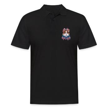 Best Guinea Pig MOM Meerscheinchen Mama - Männer Poloshirt - Schwarz - Vorne - Kai (181cm)