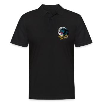 Werwolf für einen Werwolf Fan - Männer Poloshirt - Schwarz - Vorne - Kai (181cm)