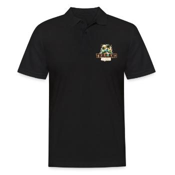 Thailand 2025 Palmen - Männer Poloshirt - Schwarz - Vorne - Kai (181cm)