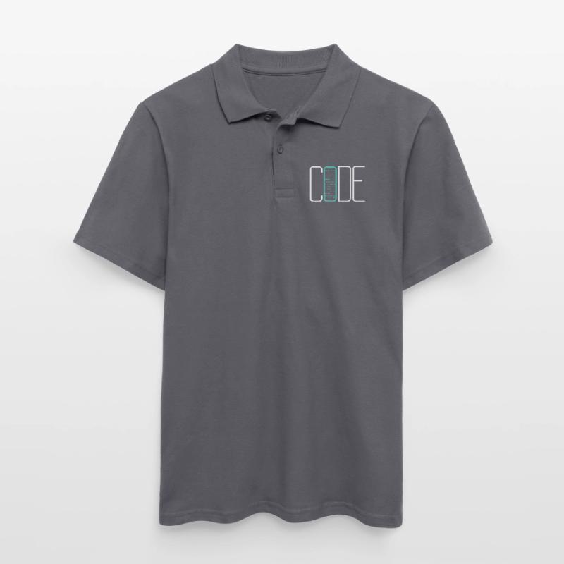 Coding Coder Developer Computer Nerd Quote Männer Poloshirt