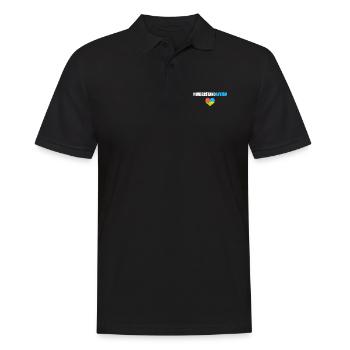 Understand Autism Hashtag - Men's Polo Shirt - black - Front - Kai (181cm)