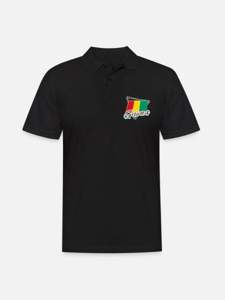 Guinea - Men's Polo Shirt - black