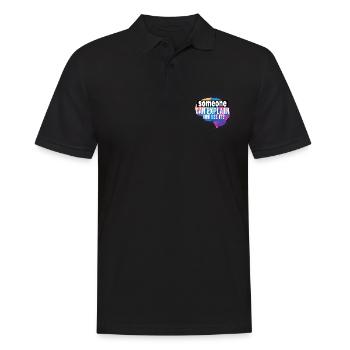 Someone Can Explain How Use It - Männer Poloshirt - Schwarz - Vorne - Kai (181cm)