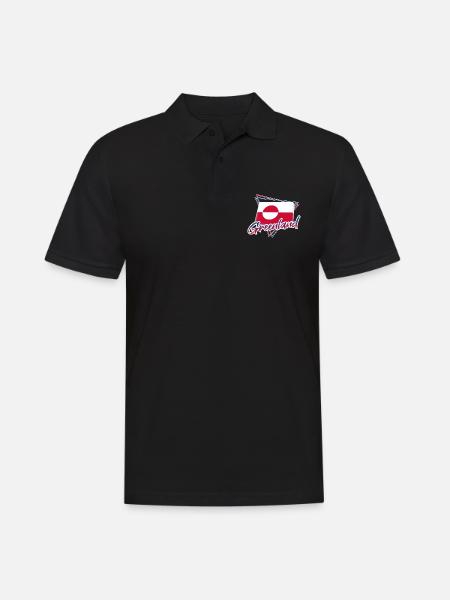 Greenland - Men's Polo Shirt - black
