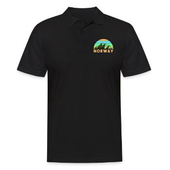 Norvège - Polo Homme - noir - Devant - Kai (181cm)