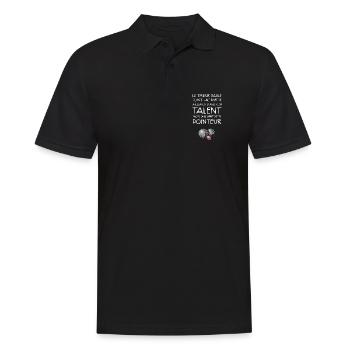 boules dicton pointeur dicton - Polo Homme - noir - Devant - Kai (181cm)
