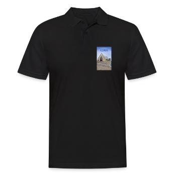 Gothenburg Sweden - Men's Polo Shirt - black - Front - Kai (181cm)