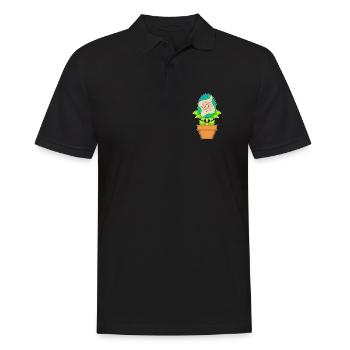 Plantez un œuf de Pâques - Polo Homme - noir - Devant - Kai (181cm)