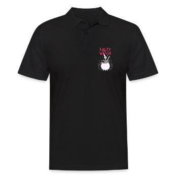 Sorcière salée Hexenkessel Chaudron Skelett Squelette - Polo Homme - noir - Devant - Kai (181cm)