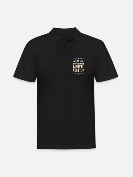 The One and Only Programmer Limited Edition - Männer Poloshirt - Schwarz