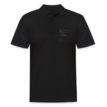Rostweihnachten! - Männer Poloshirt - Schwarz - Vorne - Kai (181cm)