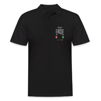Le volley-ball appelle Joueur Fan Coach Gift - Polo Homme - noir - Devant - Kai (181cm)