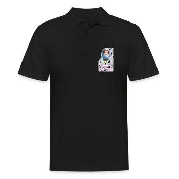 Explosion des œufs de bébé de Bourgeon de Pâques - Polo Homme - noir - Devant - Kai (181cm)