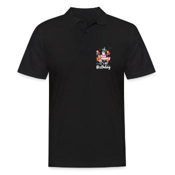 Anniversaire Chihuahua Chihuahueño - Polo Homme - noir - Devant - Kai (181cm)