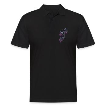 Volley-ball féminin Joueuse de volley-ball : Volley-ball de plage - Polo Homme - noir - Devant - Kai (181cm)