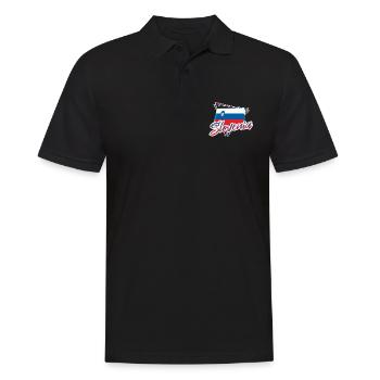 Slovénie - Polo Homme - noir - Devant - Kai (181cm)