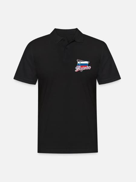 Slovenia - Men's Polo Shirt - black