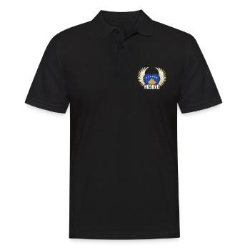 Kosovo - Männer Poloshirt - Schwarz - Vorne - Kai (181cm)
