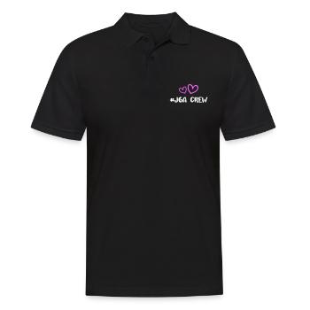 Jga Crew Junggesellinnenabschied - Männer Poloshirt - Schwarz - Vorne - Kai (181cm)