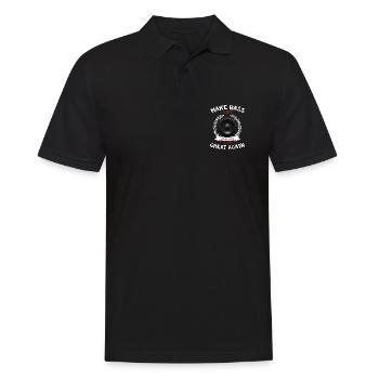 Make Bass Great Again - Men's Polo Shirt - black - Front - Kai (181cm)
