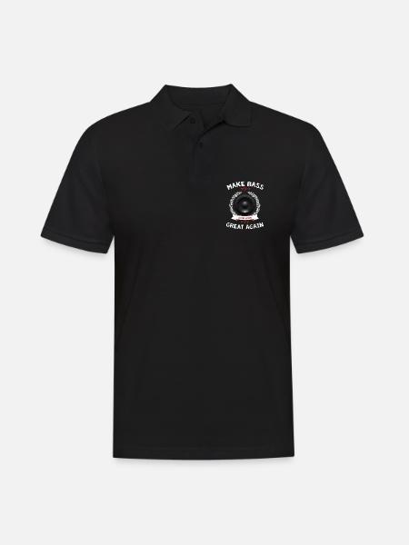 Make Bass Great Again - Men's Polo Shirt - black