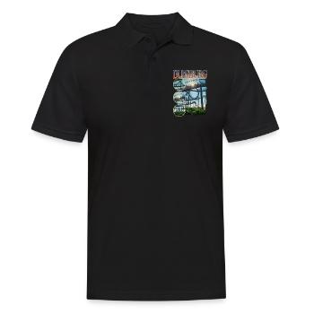 Duisburg Deutschland Stadt Skyline Heimat Liebe - Männer Poloshirt - Schwarz - Vorne - Kai (181cm)