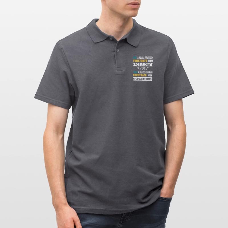Programmer Humor Coding Jokes Developer Men's Polo Shirt