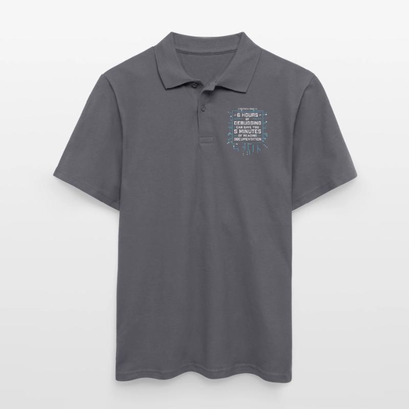 Programmer Humor Coding Jokes Developer Men's Polo Shirt