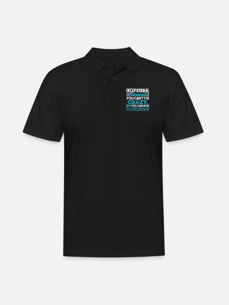 Occupational Therapy Occupational Therapy Funny - Men's Polo Shirt - black