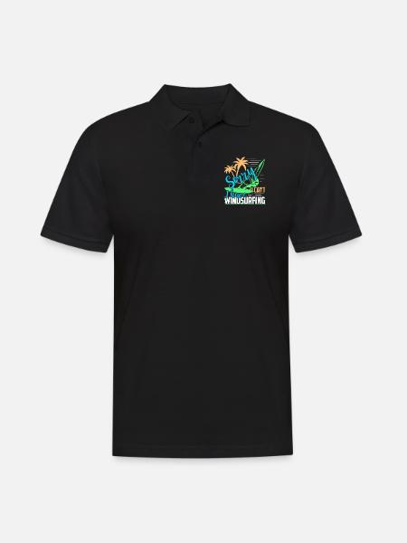 Windsurfing I Have Windsurfing - Men's Polo Shirt - black