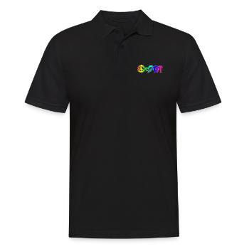 Occupational Therapy Peace - Men's Polo Shirt - black - Front - Kai (181cm)