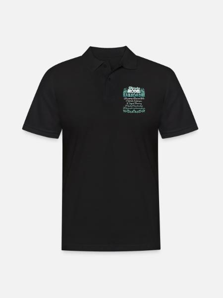 What Make A Model Railroader - Men's Polo Shirt - black