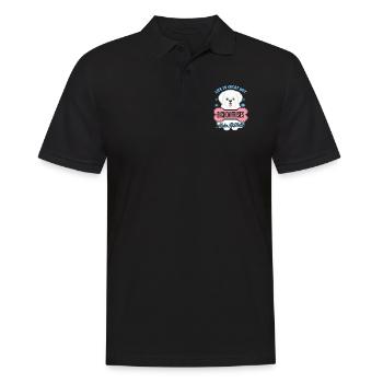 Bichon Frises Make Life Better - Men's Polo Shirt - black - Front - Kai (181cm)