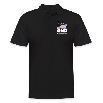 Manatee Obsessive Manatee Disorder - Men's Polo Shirt - black - Front - Kai (181cm)
