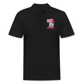 Scottish Terrier Mama - Men's Polo Shirt - black - Front - Kai (181cm)