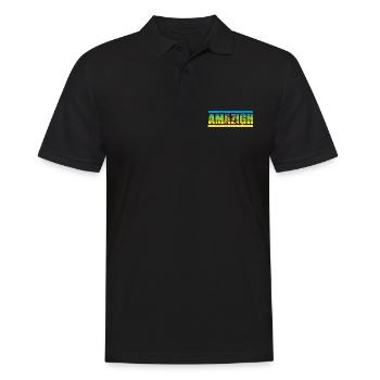 Amazigh - Polo Homme - noir - Devant - Kai (181cm)