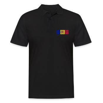 Andorra - Männer Poloshirt - Schwarz - Vorne - Kai (181cm)