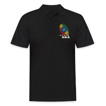 Ethiopia - It's in my DNA - Men's Polo Shirt - black - Front - Kai (181cm)