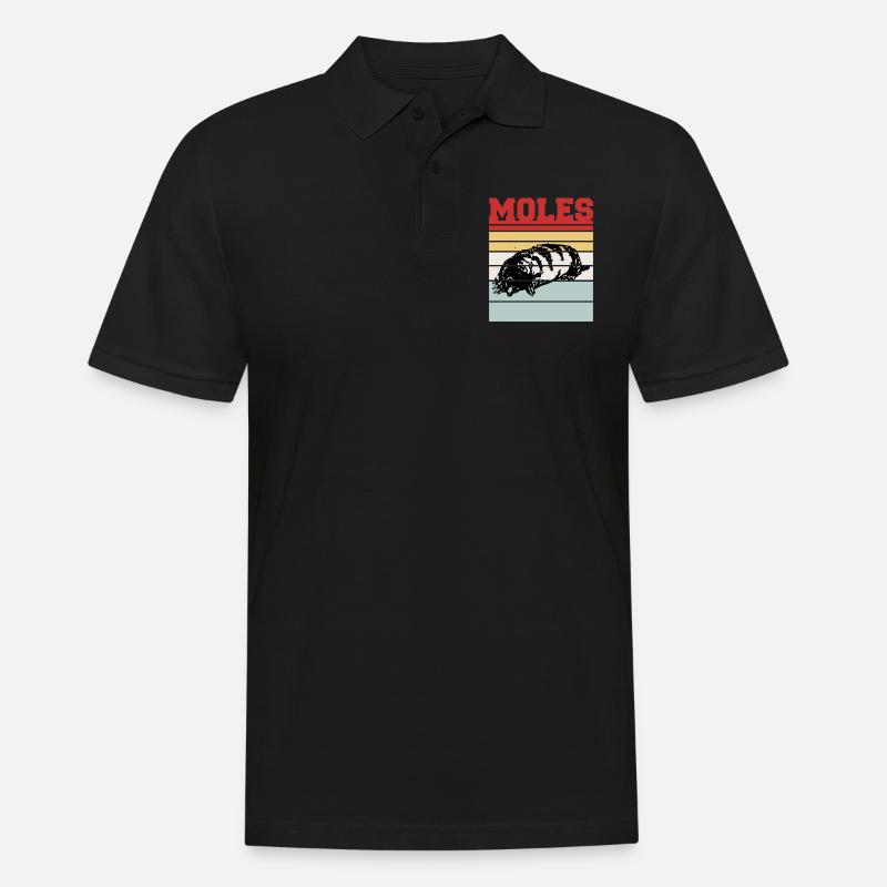 MOLES - Männer Poloshirt - Schwarz